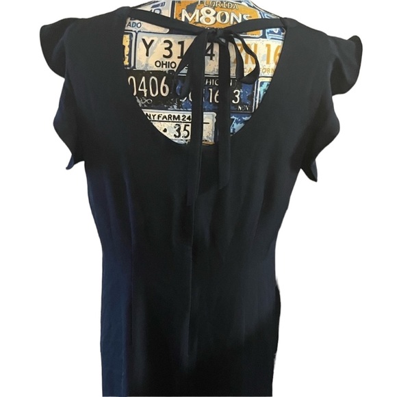 Navy blue LOFT dress size 8 - Picture 1 of 7